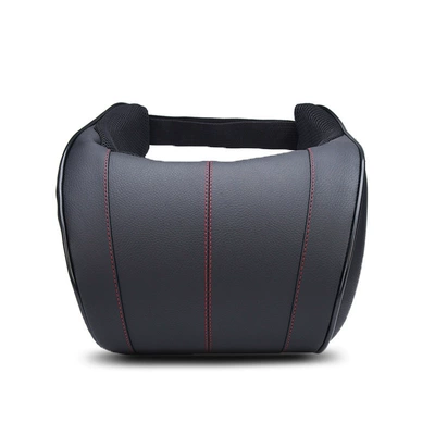 Headrest — car headrest supplies leather headrest - headrest-black-four-red-line-standard