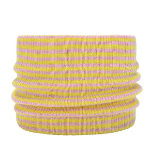 New striped stretch warm small scarf autumn and winter fashion men's and women's double-layer color matching acrylic collar fashion scarf