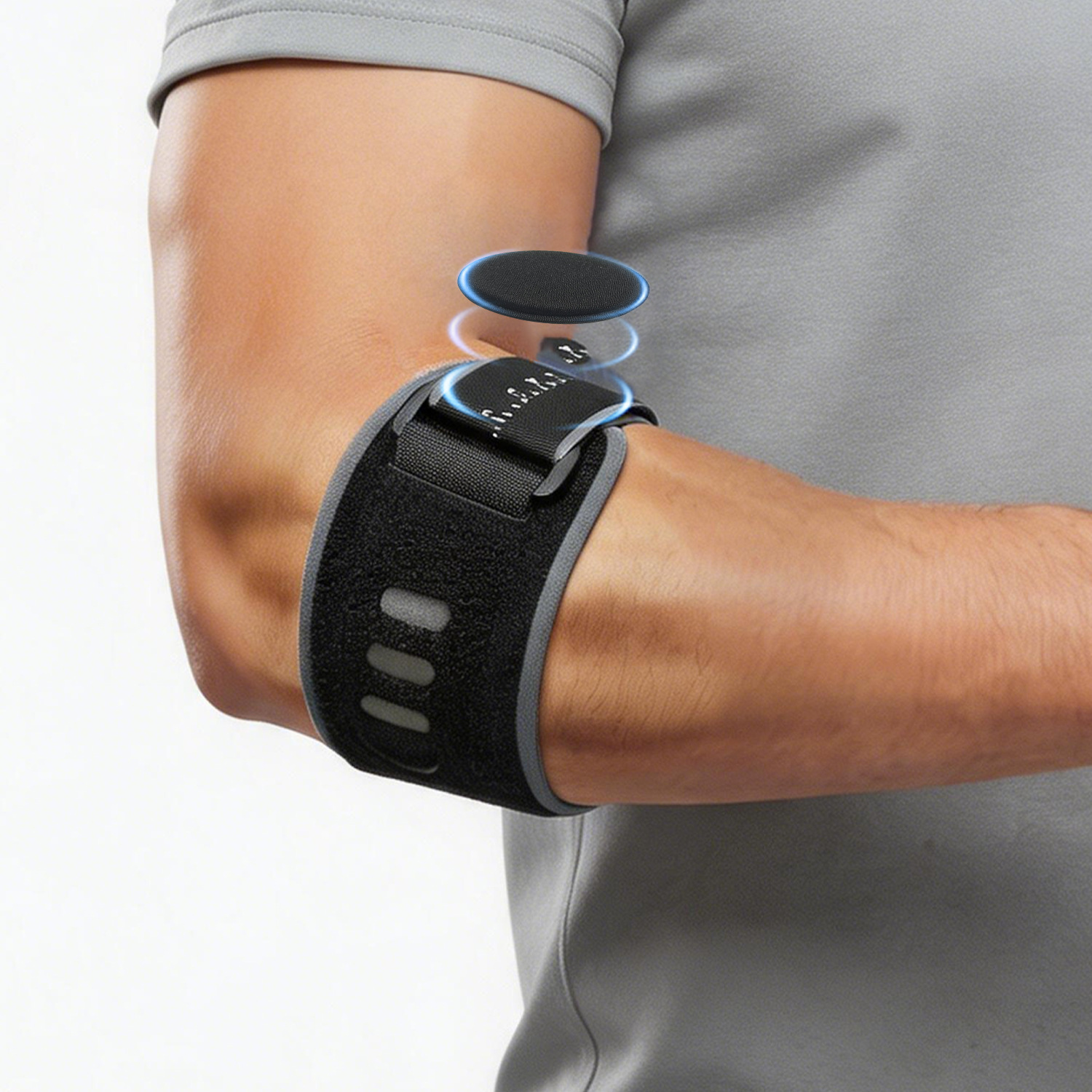 New tennis elbow brace with specialized compression and shock absorption for sprain protection, suitable for both men and women, joint protection gear for badminton and pickleball sports