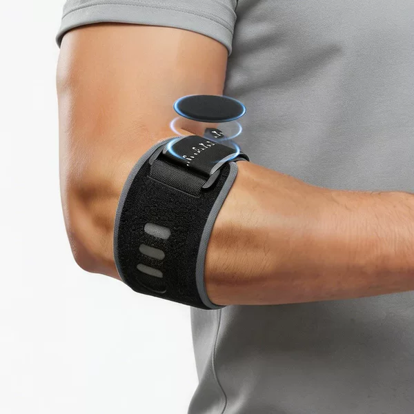 New tennis elbow brace with specialized compression and shock absorption for sprain protection, suitable for both men and women, joint protection gear for badminton and pickleball sports