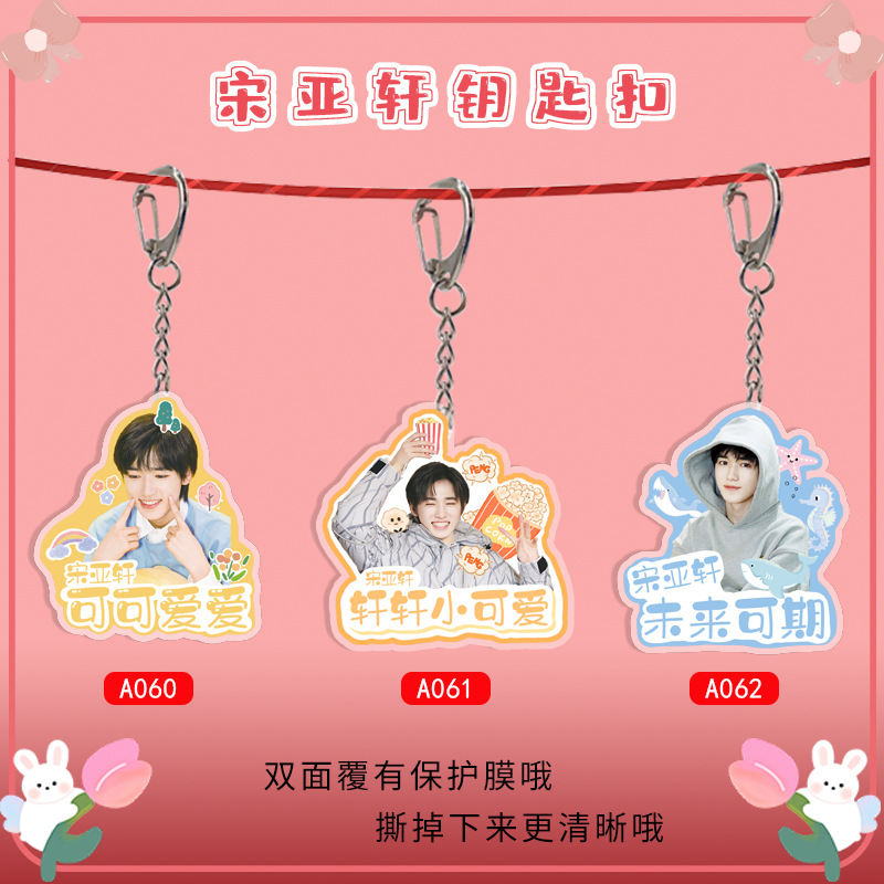 1 Song Yaxuan keychain [random new style]