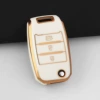 Kia-B model 3-button [gold white]