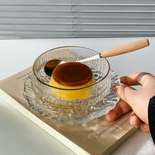 网红餐厅玻璃甜品碗碟套装糖水雪糕酸奶碗燕窝小吃碗绵绵冰碗精致