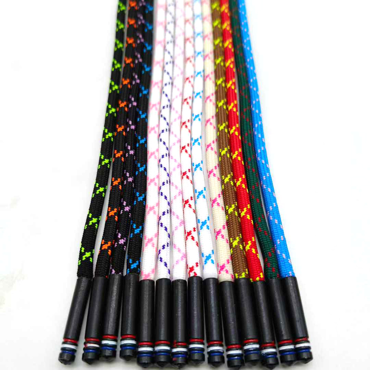 48 colores en stock 3mm punto de salto de color cruzado sólido cuerda redonda 32 cuerda de dibujo de cuerda de trenzado DIY de cifrado manual