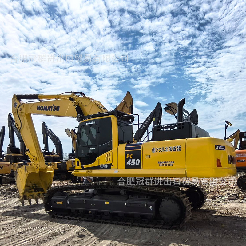 El noventa por ciento original de la nueva excavadora PC450 Komatsu tiene una fuerte potencia y una excavación eficiente que puede manejar fácilmente varias condiciones de trabajo.