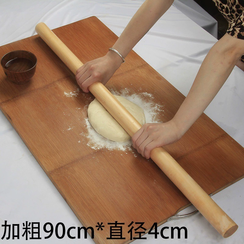 Скалка из цельного дерева лапшой большой торт инструмент для выпечки на кухне