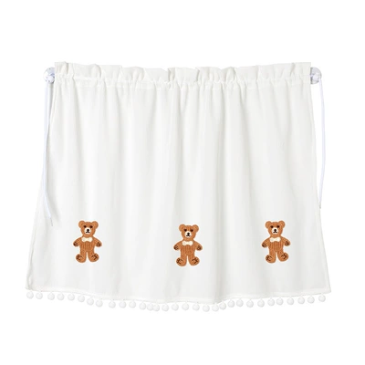 car shading curtain, Car curtains - waffle-curtain-three-bow-bear