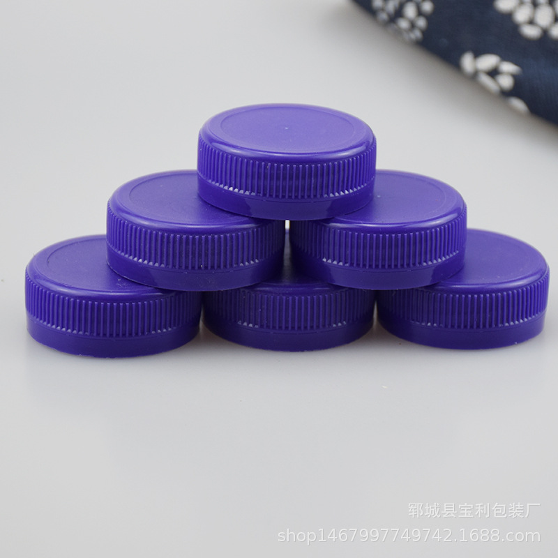 Dark purple large mouth 100 pieces; PE