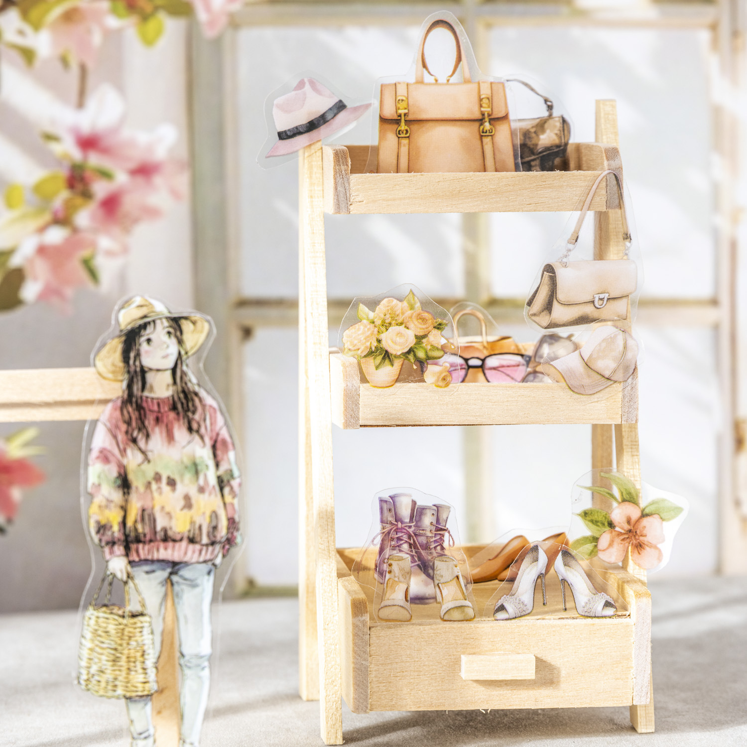 Carácter de niña de salsa de tomate para usar cinta temática