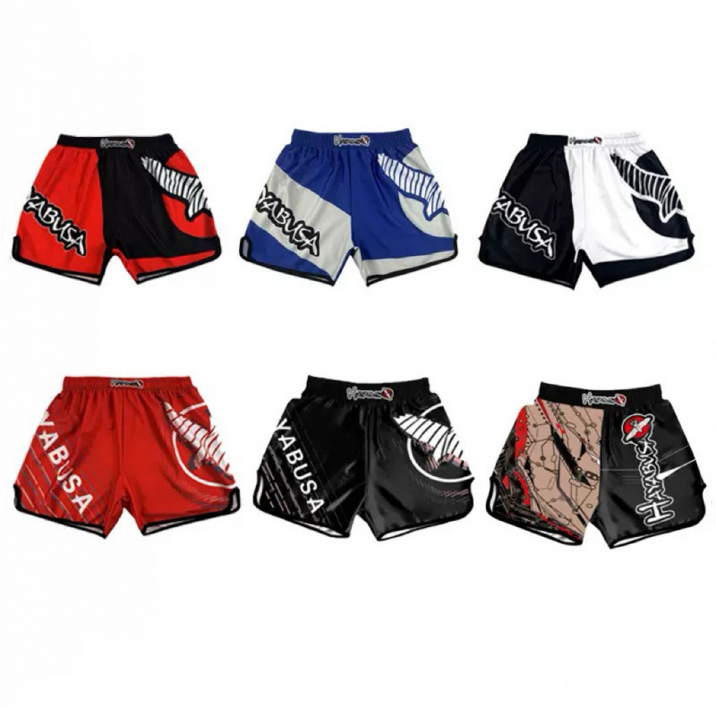 Mma Boxing Fighting Sanda Muay Thai Shorts Training Unisex Combat Sports Quick-Dry Elastic Shorts Wholesale