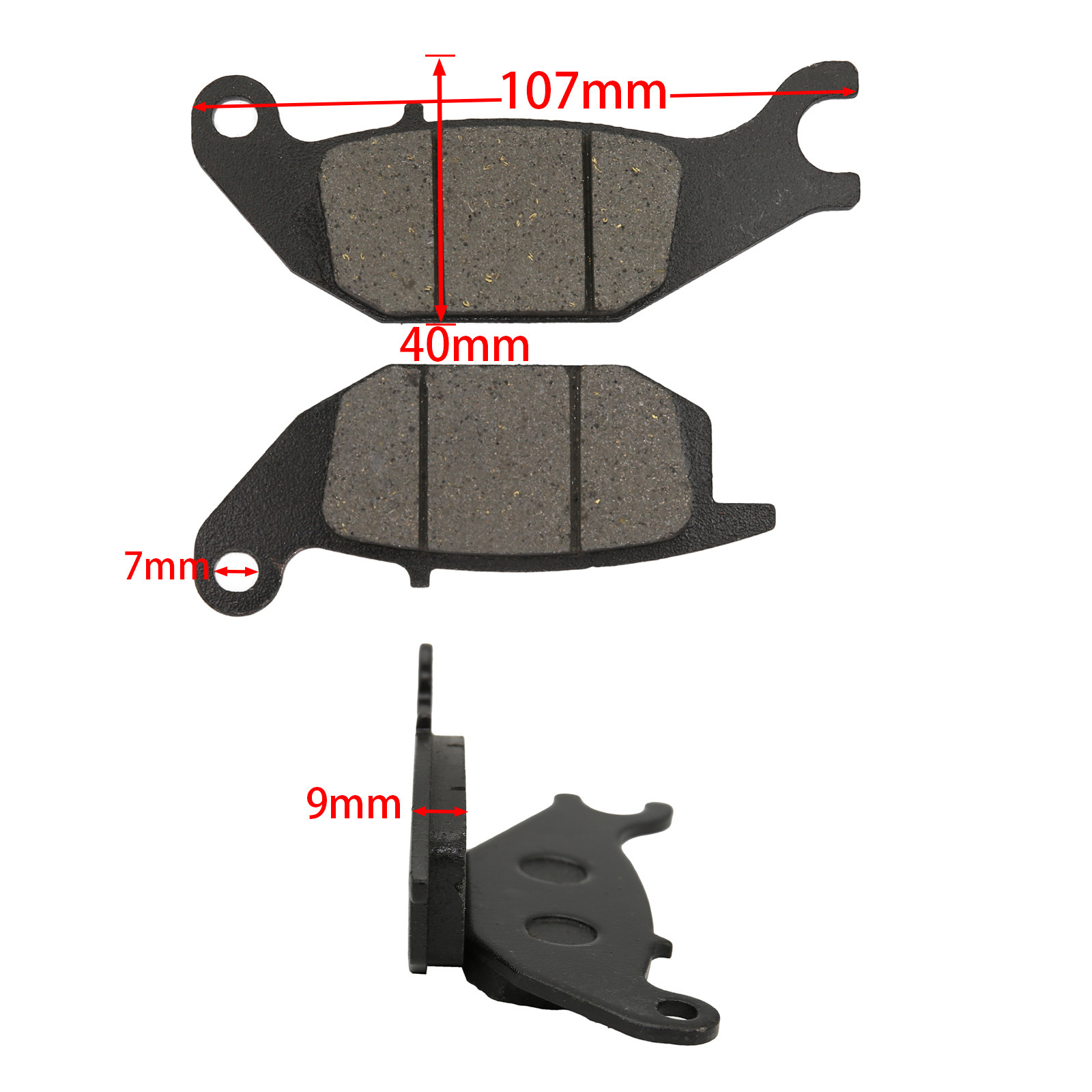 Suitable for Honda Cb400Sf Vrx400 Cb500 Cbf500 Cbf1000 Crf1000 Rear Brake Pads