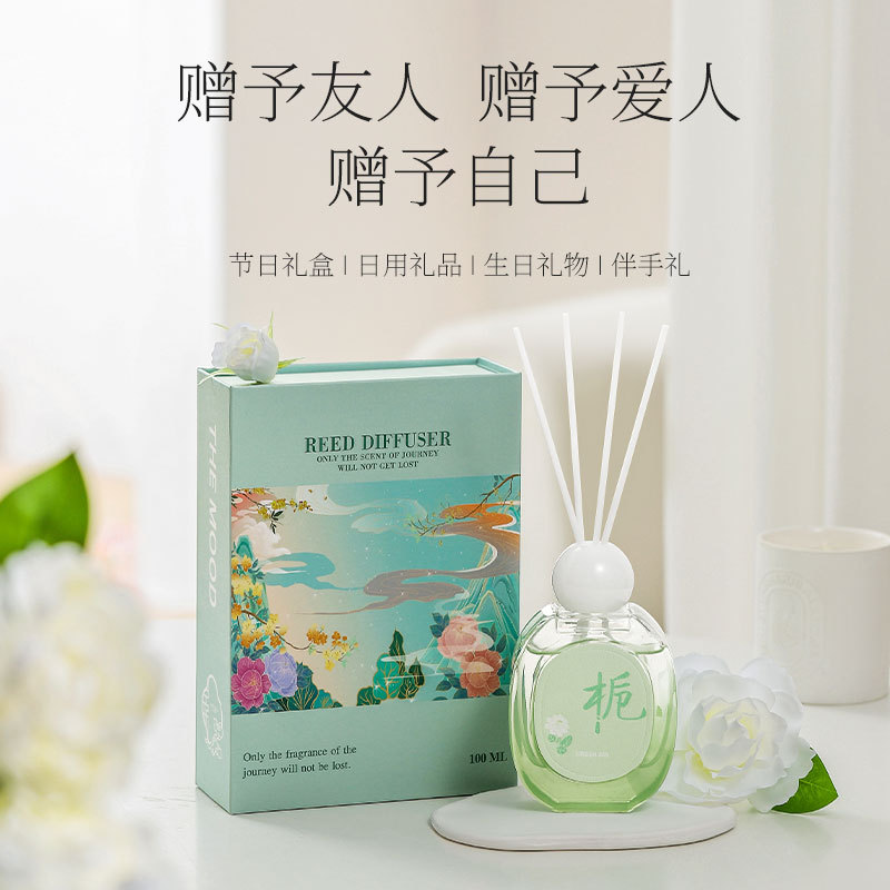 Gardenia sin fuego aroma regalo de mano sala de estar doméstica habitación duradera alta fragancia de té dormitorio fragancia al por mayor