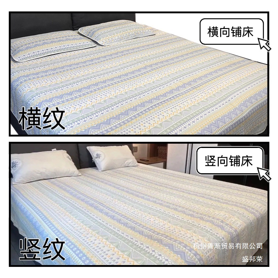 Class a Six-Layer Pure Cotton Gauze Bed Sheetss, Multi-Size Bed Cover, Soft Mat, Baby Sleeping Mat, Double-Sided for All Seasons