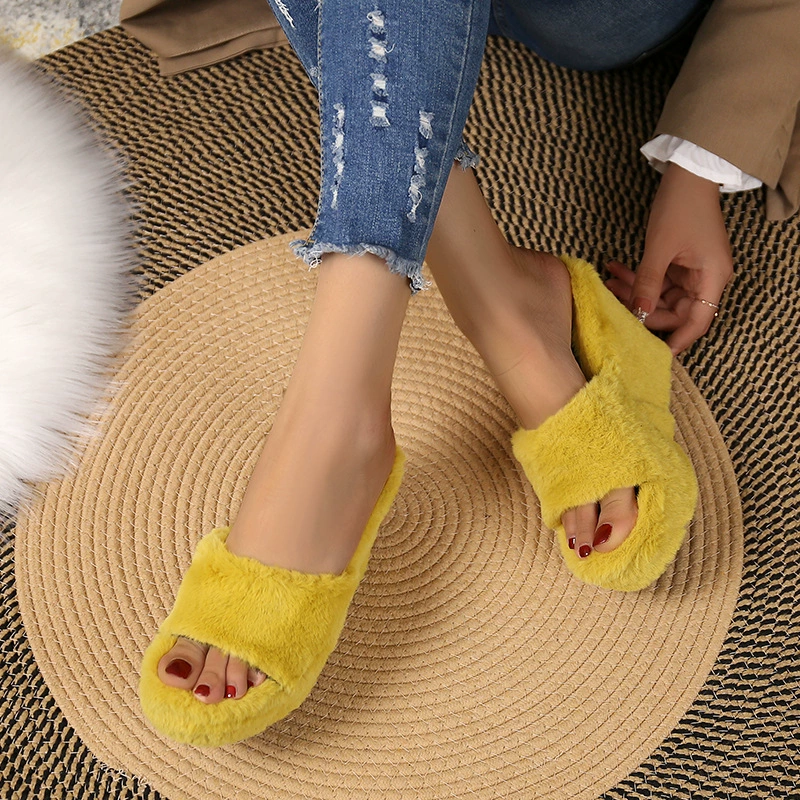 Fashionable slippers, shoes, for import, 2023, autumn, trend of season, European style