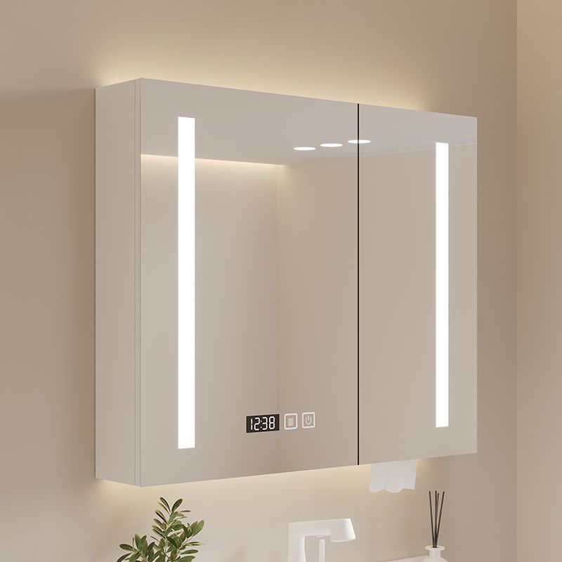 New Multifunctional Mirror Cabinet with Defogging, Storage, Moisture-Proof, Integrated Wall-Mounted Bathroom Smart Lighting Mirror