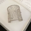 11#Open Bracelet-Silver Net