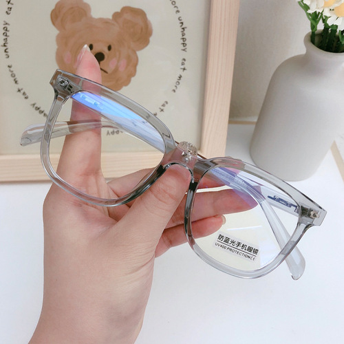 M3817 Xiaohongshu recommends TR large frame to show face and small face without makeup artifact frame to prevent blue light and can be equipped with myopia glasses frame