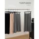 French Grey Modal Dape Skirt Long Skirt Women's Summer Black Lazy A- line Skirt Slim Large Swing Skirt