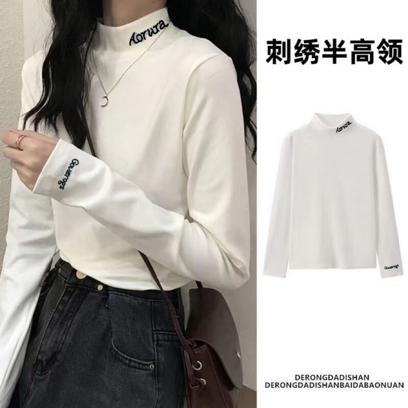 Base body-friendly spring comfortable elastic fitted long-sleeve