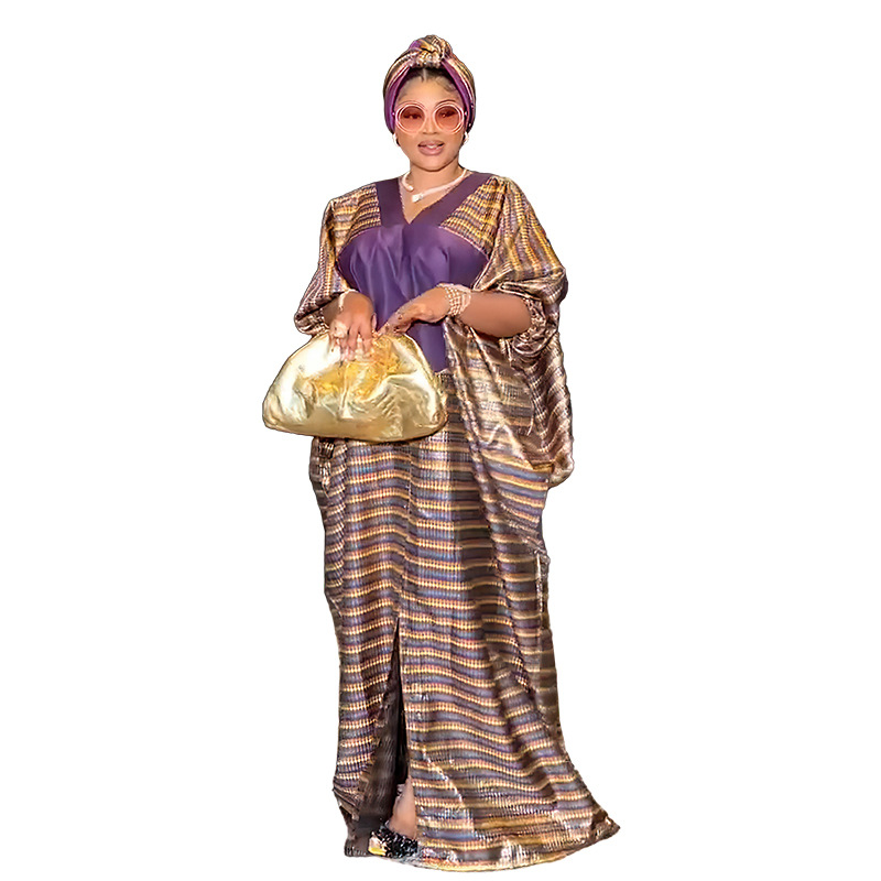 Women's hot selling plus size women's clothing African Muslim fashion abaya robe 8905_voghion.com