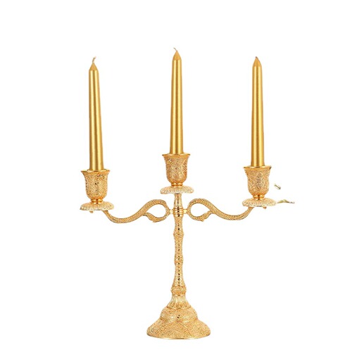 Chinese style five-headed three-headed candle holder home dining table candlelight dinner candle holder creative home furnishings craft gifts