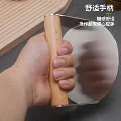 304 stainless steel patty press, wooden handle meat pressing tool, meat patty mold, kitchenware, wholesale meat patty press mold