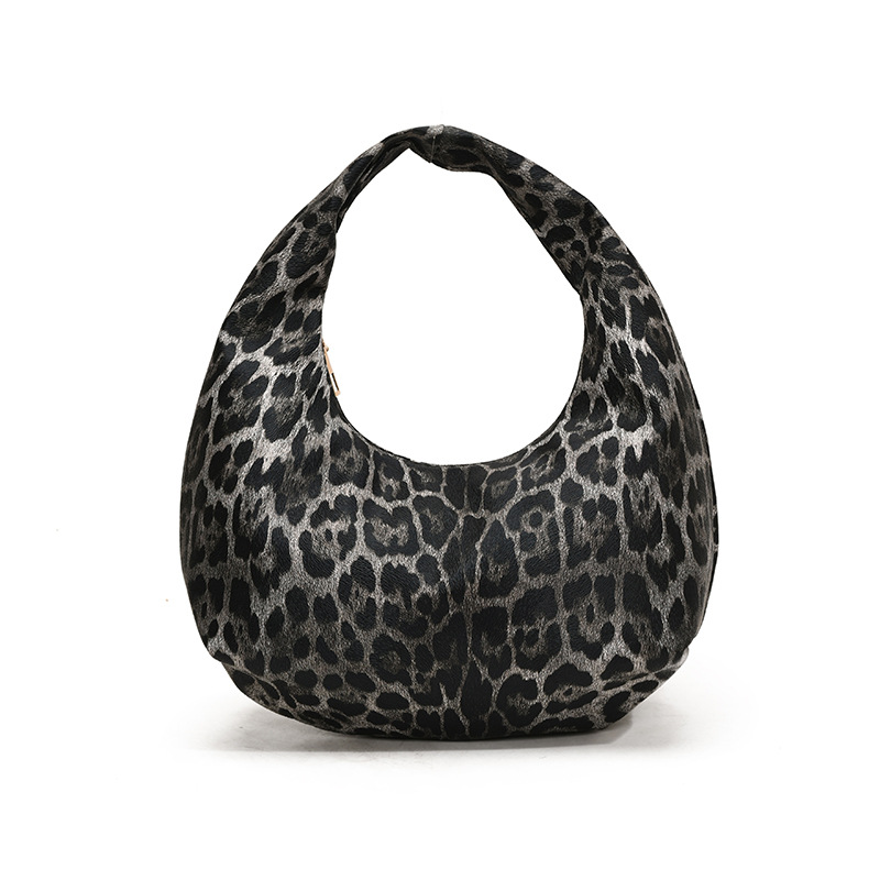 2025 primavera nueva moda gran capacidad perezoso viento brazo mochila estampado leopardo viaje bolsa de moda