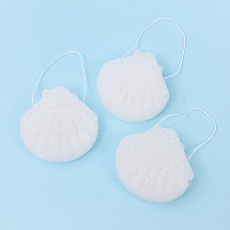 Fábrica personalizada konjac esponja para lavar la cara esponja konjac limpieza facial limpieza facial material vegetal degradable a granel