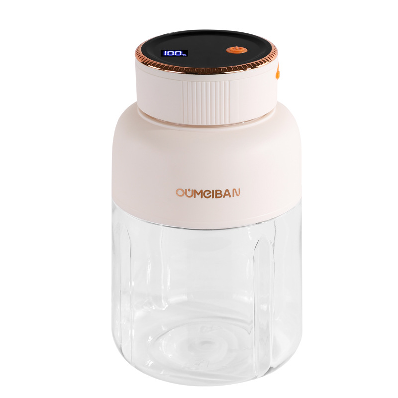 El exprimidor Oumeibang puede triturar hielo, es portátil, multifuncional, eléctrico y tiene una taza de jugo de gran capacidad. image 12