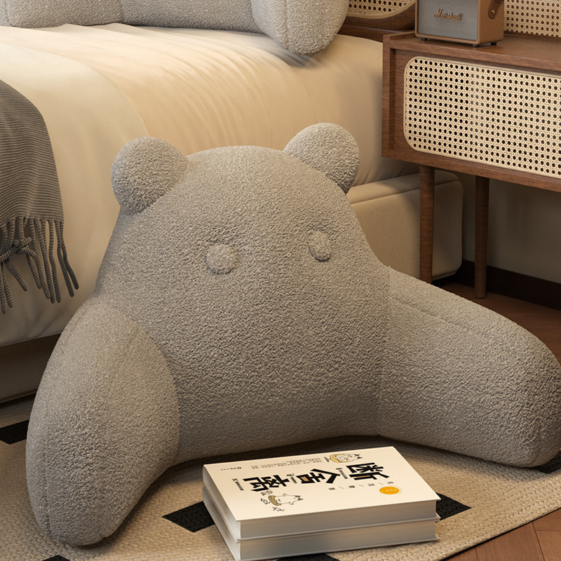 샤오샹베어-허리베개-라이트그레이