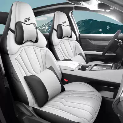 Modelə uyğun (Original) oturacaq örtükləri Full Set Car Seat Cushions - black-gray-deluxe-edition-remarks-on-model-year-rear-row-half-package