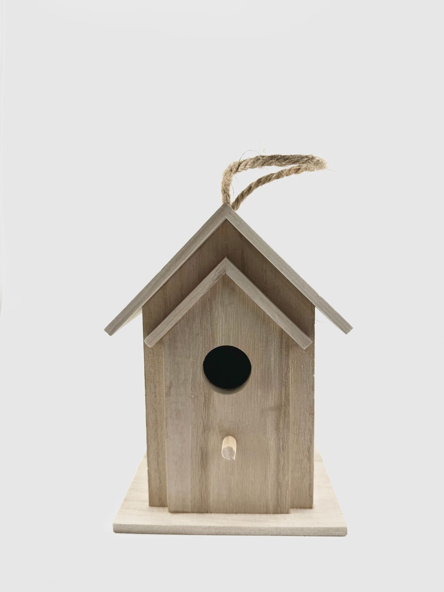 Comedero de pájaros de madera