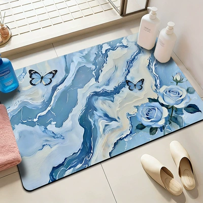Avtomobil döşəmə paspasları – Wear-Resistant and Easy-Care Entry Mat - dali-oil-painting-style-5-4060cm-new-style-diatom-mud