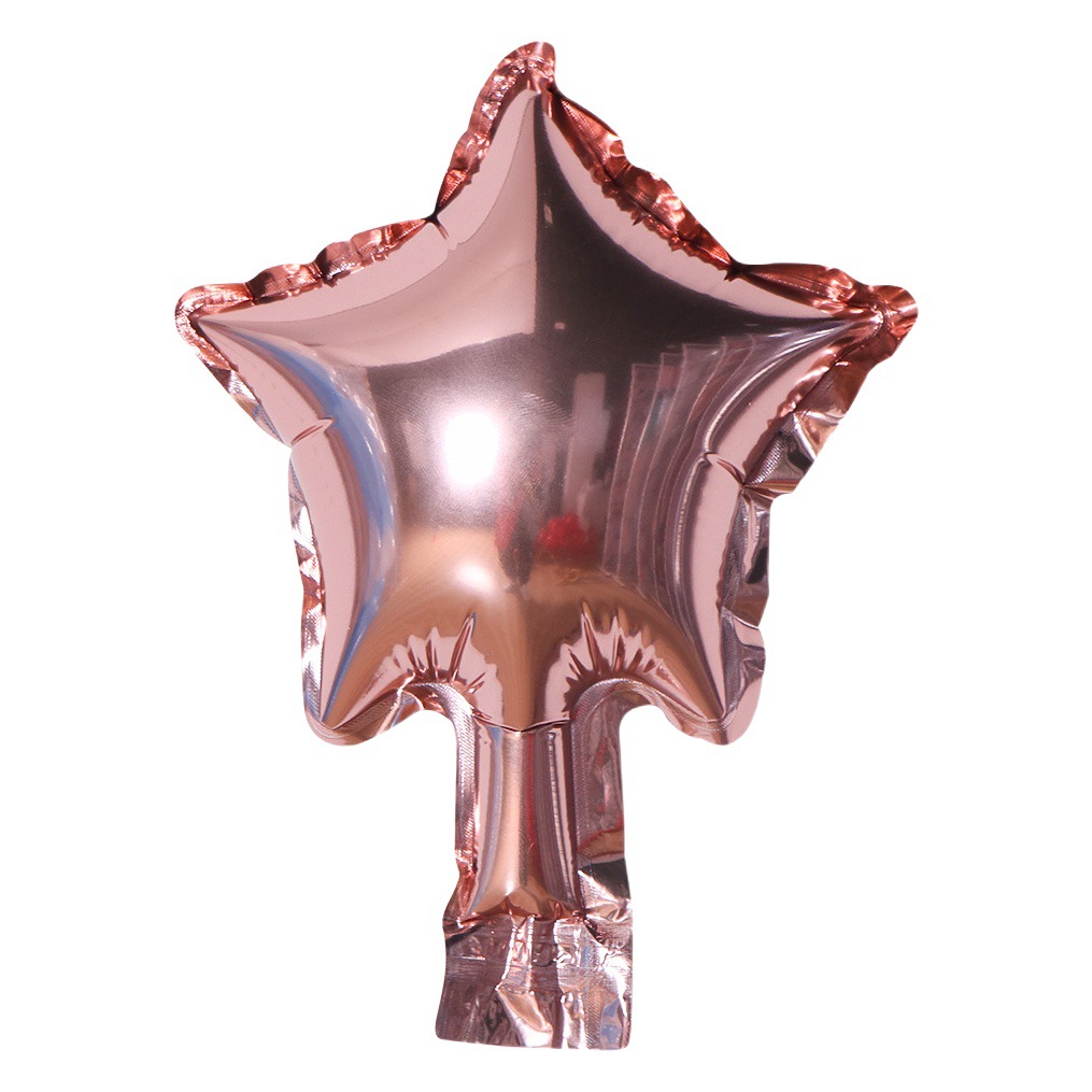 Globos de Estrella de Cinco Puntas al por Mayor, Suministros de Decoración para Bodas y Cumpleaños, Globo de Estrella de Cinco Puntas de 5 Pulgadas