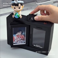 收纳高颜值创意桌面拍立得小卡册风旋转相册相框翻页摆台