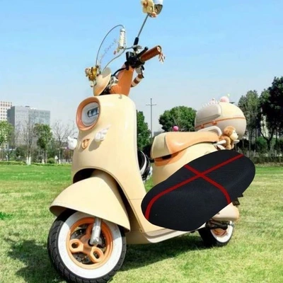breathable mesh cover, personalized, Electric car cushion - size-medium-sized-pedal-seat-cover-shipped-from-shandong-available-for-immediate-delivery-color-as-pictured-warm-in-winter-cool-in-summer-no-pilling-send-directly