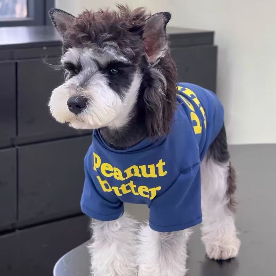 Dog Summer Schnauzer New Thin Cute Anti-Slip Clothes Hoodie Pet Small Warm Cat Stylish_voghion.com