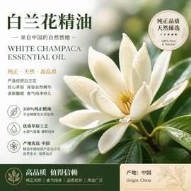 中国白兰花精油芳疗面部精油按摩精油原料批发工业取样使用