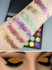 Eye shadow, matte eyeshadow palette, flashing glitter powder, 35 colors, European style, wholesale