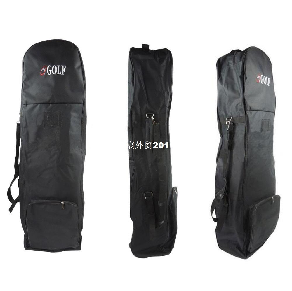 promotion black waterproof nylon golf travel cover bag shock