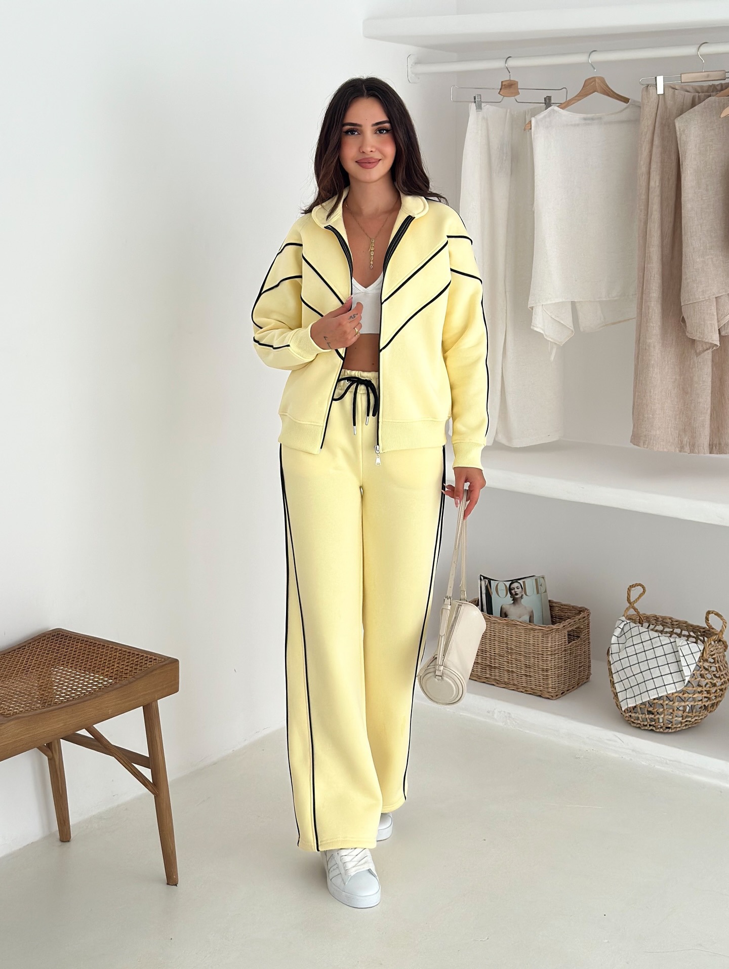 2026 Cross-Border Casual Outfit For Women, European American Street Style, Long-Sleeve Fold-Neck Cardigan And_ecoleips.com