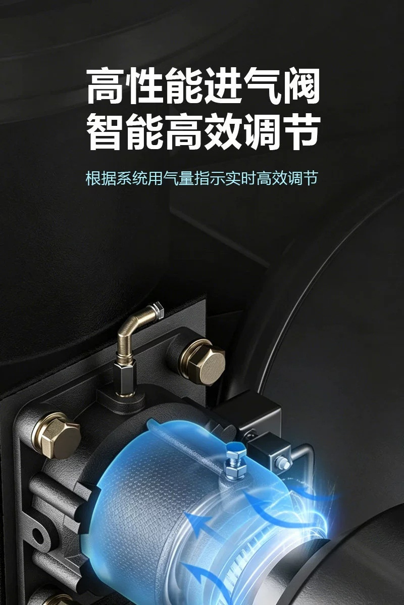 Screw-Type Air Compressor 7.5Kw Permanent Magnet Variable Frequency Silent 22Kw 37Kw Industrial Grade 380V Large Air Pump