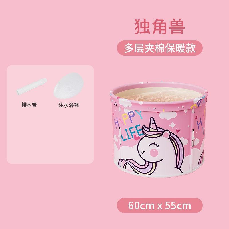 Cubo de baño plegable instalación libre para adultos y niños Cubo de baño para bebés adultos hogar sudor baño de vapor cubo bañera