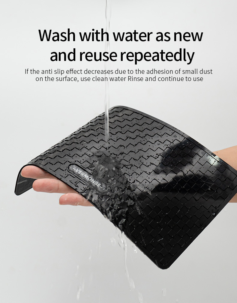 Cross-Border Hot-Selling Car Anti-Slip Mat, Silicone Storage Mat for Car Dashboard, High-Temperature Resistant Dashboard Mat