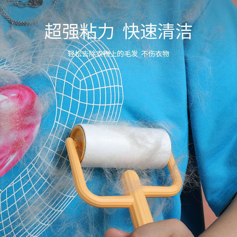 Dispositivo de pegado de pelo de mascota rodillo desgarrable dispositivo de pegado de pelo de cactus limpieza de pelo de perro suministros de limpieza de mascotas pegajosas