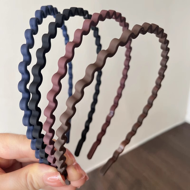 Headband for Washing Face, Student Non-Slip Hair Accessory, Wavy Hair Headband, 2025 New Hair Clip, Simple Makeup Hair Tie