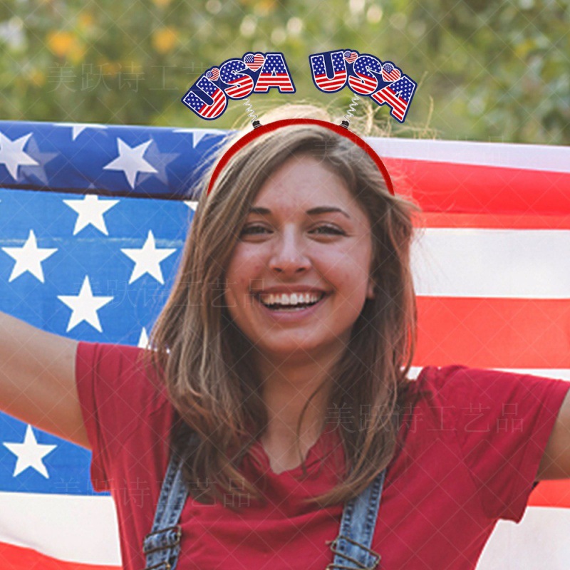 Nuevos productos Decoración del Día de la Independencia de los Estados Unidos 4 de julio Bandera Decoración del Día de la Independencia Bandera
