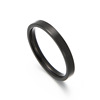 Fashionable ring stainless steel hip-hop style, European style, simple and elegant design, 3mm