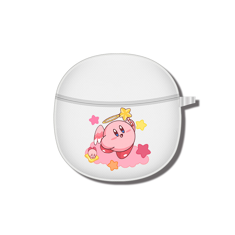 Compatible wireless headphones, transparent creative cartoon protective case, bluetooth