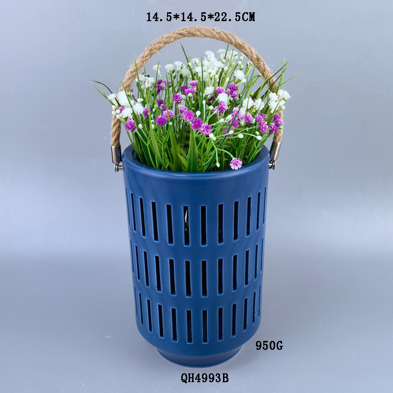 Casa de Europa y América Solar LED lámpara colgante lámpara de viento decoración cerámica hueco fábrica de araña en la acción al por mayor